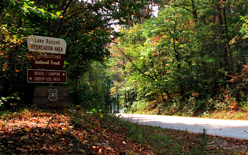 Lake Russell recreation area
