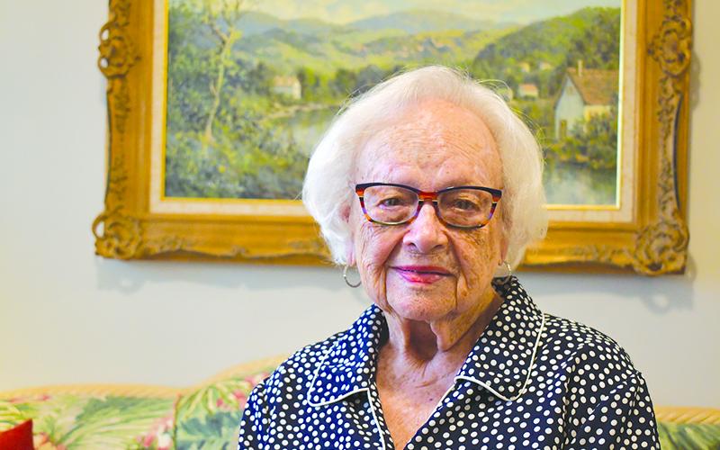 Frances Bennett is 105 years old and now lives in Athens. She is a native of Clarkesville. JULIANNE AKERS/Staff