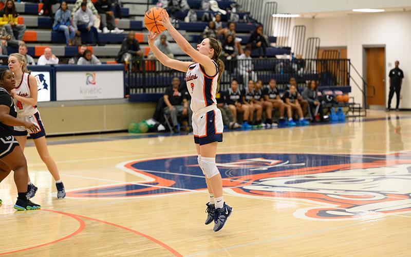 Makenzie Gosnell fires a three in the fourth quarter against Shiloh last week. ZACH TAYLOR/Special