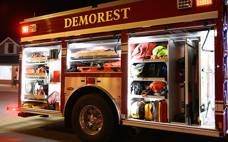 A Demorest fire engine at the Christmas celebration in 2023. ZACH TAYLOR/Special