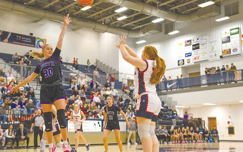 Habersham Central's Karah Dean fires a 3-pointer. ZACH TAYLOR/Special