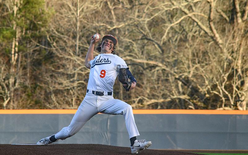 Burrell rares to throw a curveball in the top of the 3rd. ZACH TAYLOR/Special