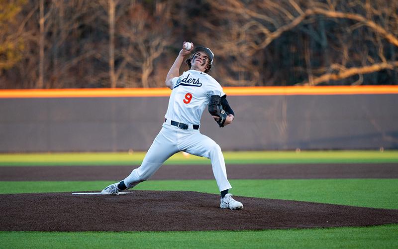 Habersham Central’s Konner Burrell fires to the plate earlier this season. ZACH TAYLOR/Special