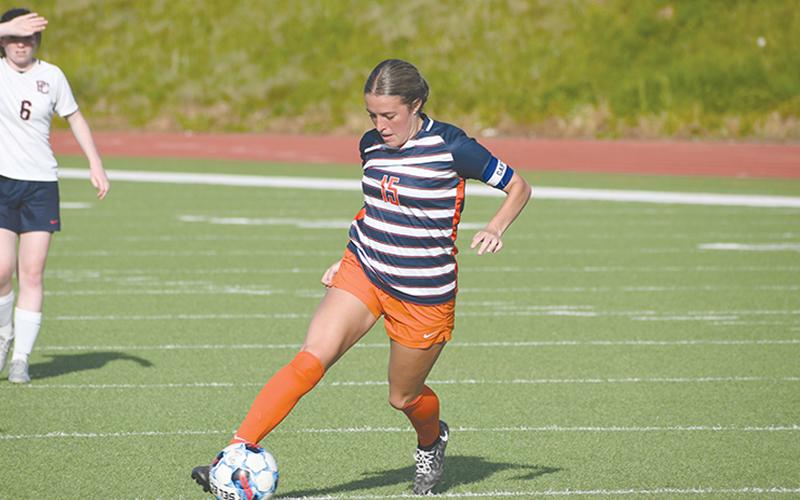 Paisley Cathey and the Lady Raiders had a big challenge Thursday against Roswell. LANG STOREY/Staff