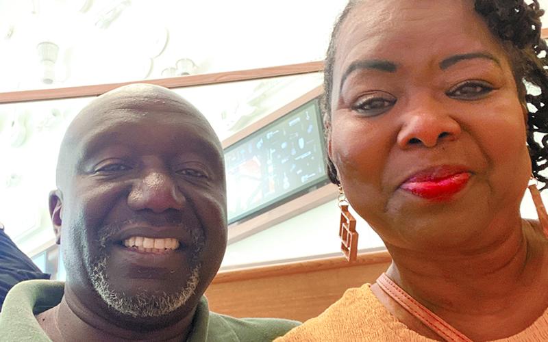 Roy Lee Williams and his wife Sherry live in Toccoa today. Williams was a Raider defensive mainstay in the early 1980s. SUBMITTED