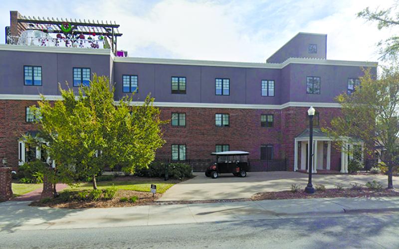 The Collegiate Hotel in Auburn, Ala., was used in a presentation at Monday’s Clarkesville meeting to illustrate what Clarkesville leaders would like to see downtown in the future. GOOGLE EARTH