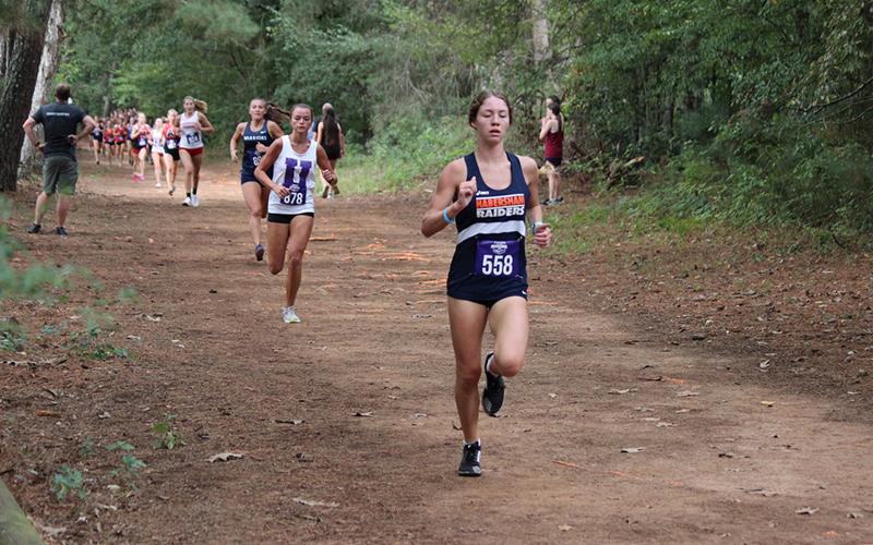 Habersham Central’s Audrey Hotard is poised to cap an amazing cross country career with the Lady Raiders. FILE