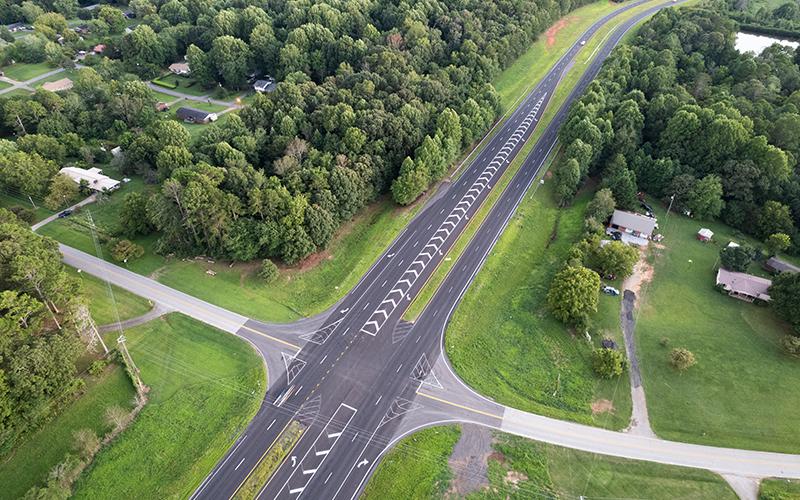 Hazel Creek is among six left-turn exits along State Route 365 North that will close soon.  ZACH TAYLOR/Staff