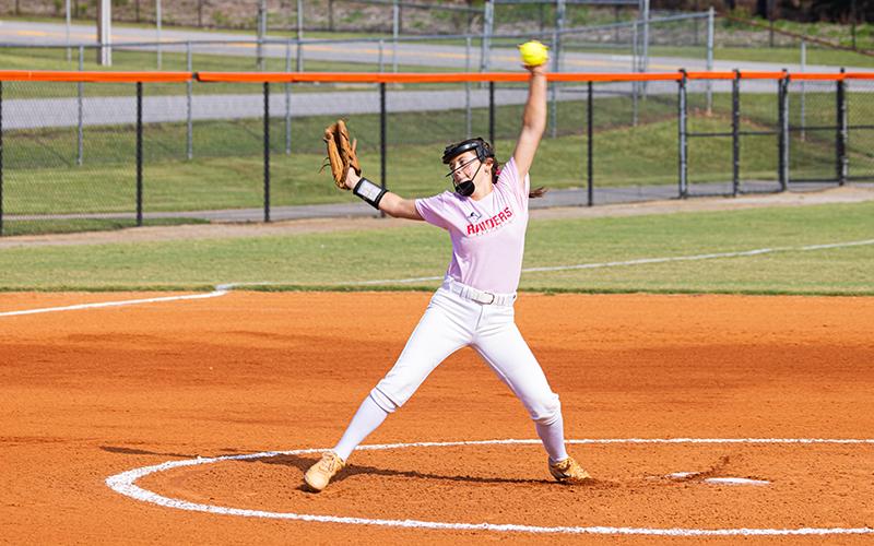 Kaylee McCalmon has been a workhorse for the Lady Raider softball team this year. MEG LABARBERA/HCHS(Instagram: barbs.media)