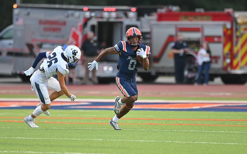 Donnie Warren, pictured here against White County earlier this season, has done a great job of escaping would-be tacklers. TOM ASKEW/Special