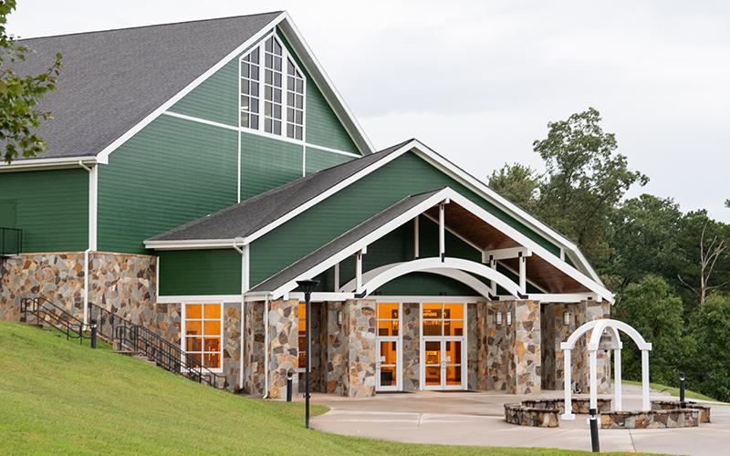 The athletics center at Tallulah Falls Middle School hosts a variety of sports including JV and Varsity volleyball and basketball. ZACH TAYLOR/Staff