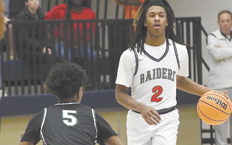 Enzo Combs was Habersham’s most prolific scorer last season. He’ll be a key piece for the Raiders again this year. LANG STOREY/Staff