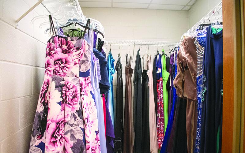 A program through Habersham County Family Connection proves free homecoming and prom dresses to students. JULIANNE AKERS/Staff