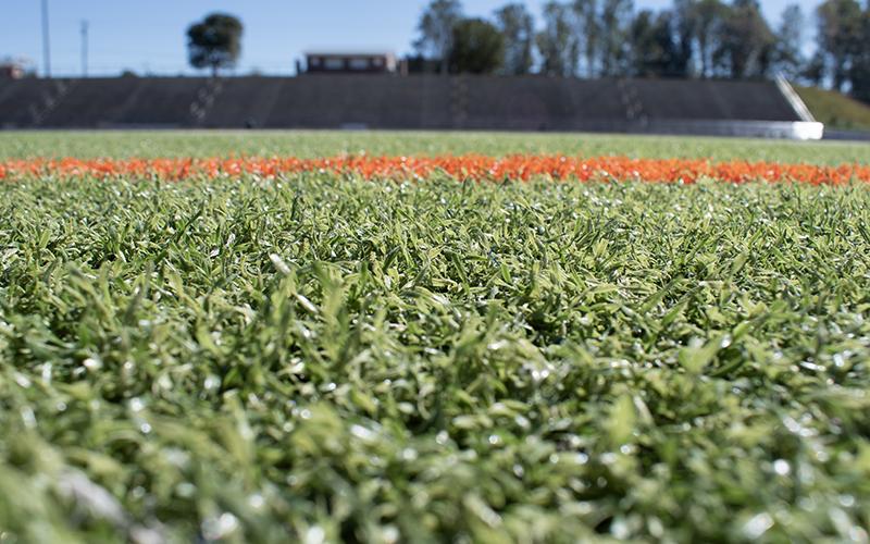 Raider Stadium is expected to get a replacement to its artificial turf. JULIANNE AKERS/Staff