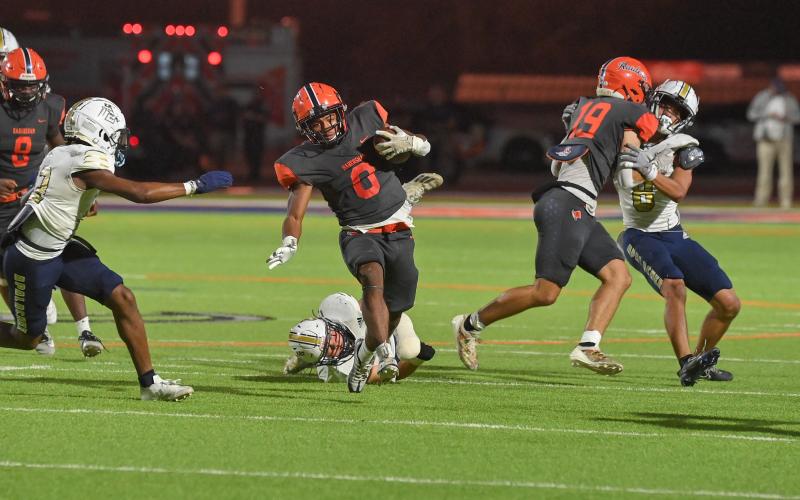 Raider RB Donnie Warren continues to get a majority of Habersham's carries. TOM ASKEW/Special