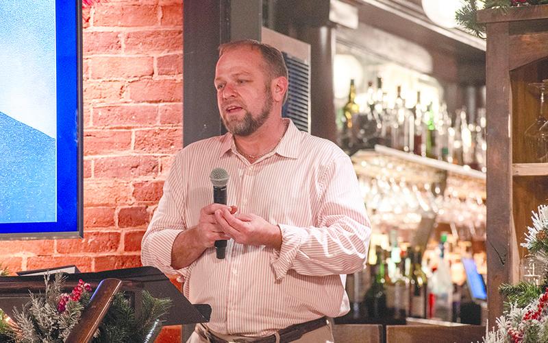 Boyd Kinney, a graduate of the drug court program, speaks about his experience. JULIANNE AKERS/Staff