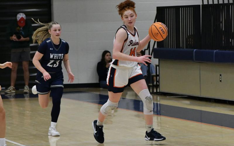 Daytona Underwood and the Lady Raiders will need to put up more points as they trudge deeper into region play. LANG STOREY/Staff