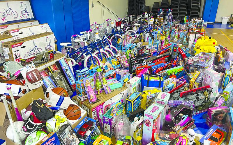 Habersham Kiwanis Club donated hundreds of toys to families this Christmas. SUBMITTED