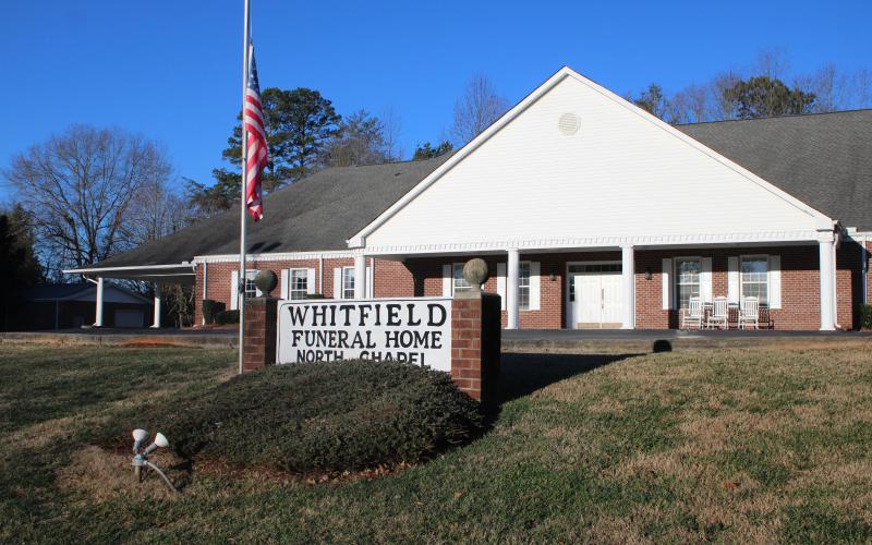 Whitfield Funeral Home in Demorest. HANNAH CAUDELL/Staff