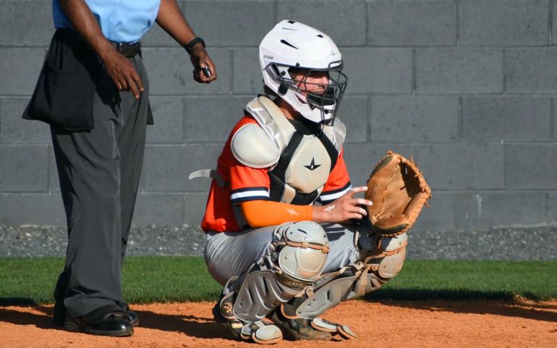 HCHS catcher - and TMU commit - Spencer Frady provides a power bat for the Raiders lineup in addition to a calm presence behind the plate. LANG STOREY/Staff