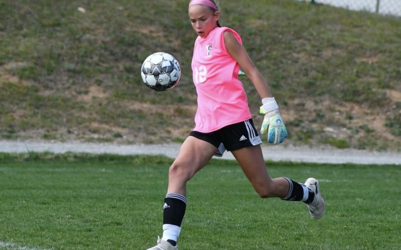 From scoring goals to filling-in a goalkeeper, LB Kafsky did a little bit of everything for the Lady Indians soccer team in 2024. LANG STOREY/Staff
