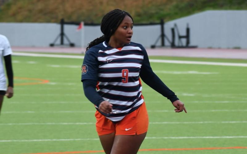 Senior Zoe Anderson should make a big impact - particularly at midfield - as the Lady Raiders navigate their new region this year. LANG STOREY/Staff