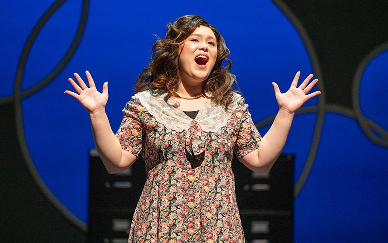 Dakota Rose Chen performs as Judy Bernly in Piedmont’s recent show - ‘9 To 5: The Musical.’ ZACH TAYLOR/Staff