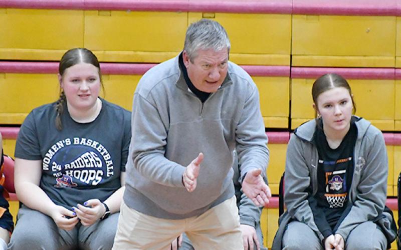 On Tuesday, HCHS girls basketball coach Bill Bradley picked up his 100th win as the program’s head man. LANG STOREY/Staff