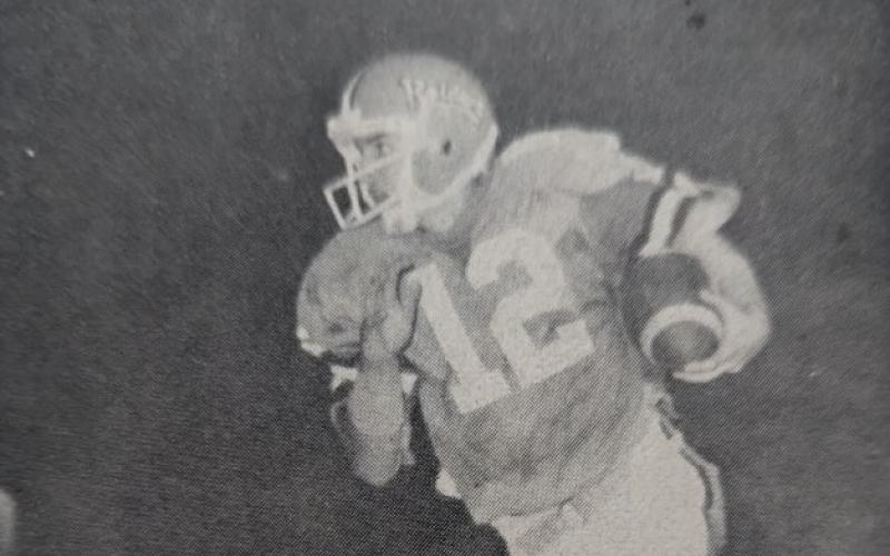 Greg Burrell, who was Habersham’s starting QB in 1980 and 1981, was known to take off running from time to time. SUBMITTED