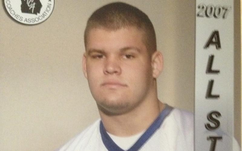 Hulsey’s team photo prior to the Georgia Athletic Coaches Association (GACA) senior all-star game. He was selected to the GACA All-Star team following a monster senior campaign in Mt. Airy. SUBMITTED