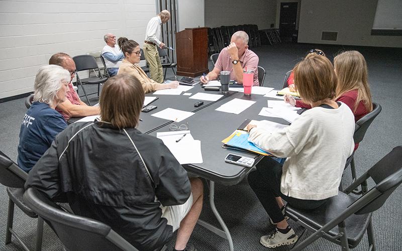 The Habersham County Recreation Advisory Board met for the first time since February on Tuesday. The meeting was the first with Interim Director Terry Lannon, who stated that he is unsure of the future game plan for the recreation board. ZACH TAYLOR/Staff