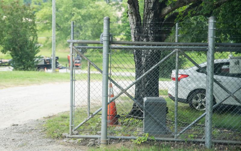 The gate at the old water plant in Cornelia is set to be fixed by Franklin Fence Company. The project will cost the city $11,015.78. ZACH TAYLOR/Staff