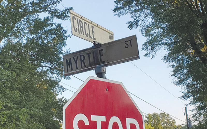 Infrastructure improvements are comng to Circle Drive and Myrtle Street thanks to a $1 million grant. (Samantha Sinclair/Staff)