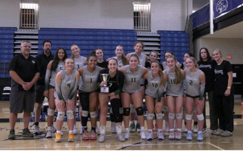 The Tallulah Falls School Lady Indian volleyball teams closed their season has the runner-up in the GIAA State Championship.  (Submitted)