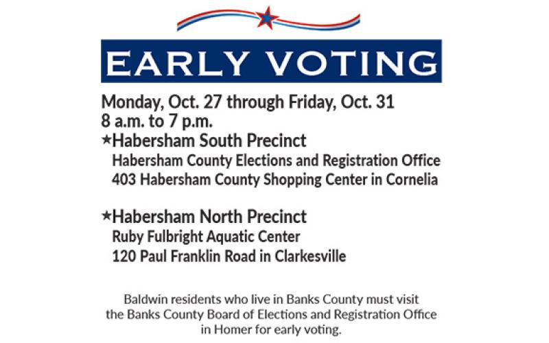 Early voting continues through Oct. 31.