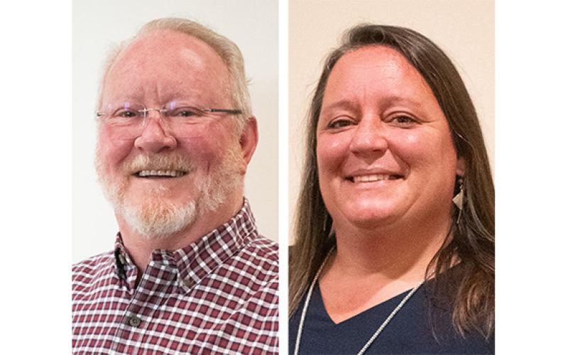 Douglas Faust and Alice Venter are both seeking the Baldwin mayoral seat.