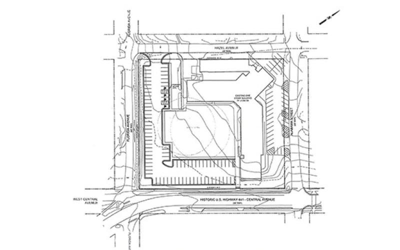 A new concept plan was presented to Demorest officials during budget season. The new plan allows the city to keep the large post oak trees. (Submitted)