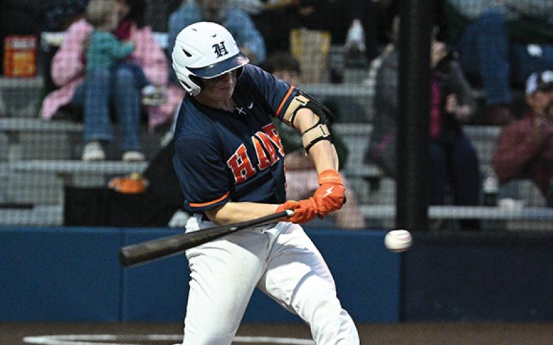 Habersham Central senior Tyler Rothell attacks the ball during a game. (Submitted)