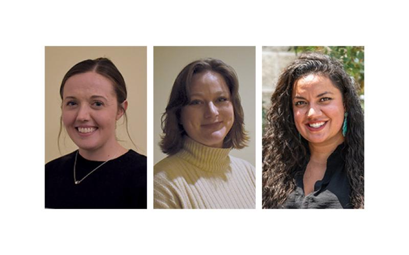 Rosie Cantrell is the city’s new Main Street director, Sara Burke is the city’s new grant writer, and Yvonne Marinelli will be joining the city as the new economic development director.