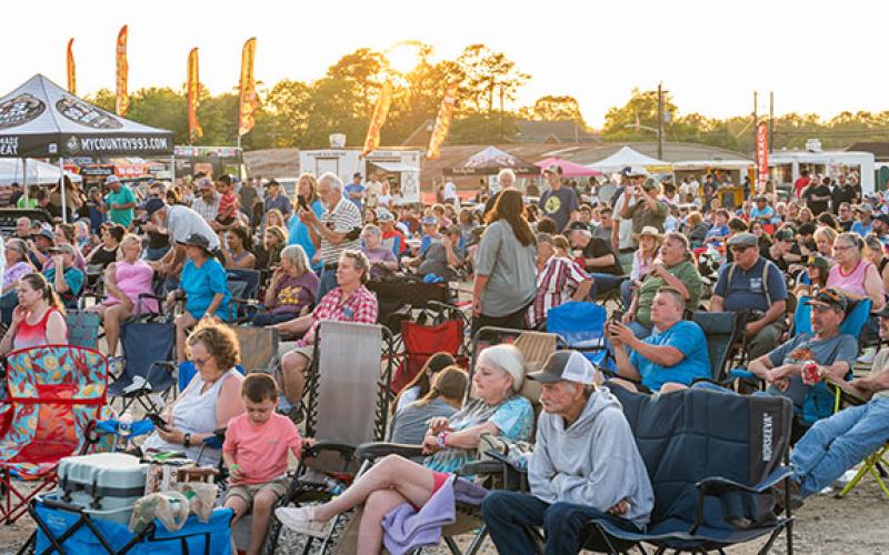 Families enjoy last year’s Cornelia Music Festival. (File)