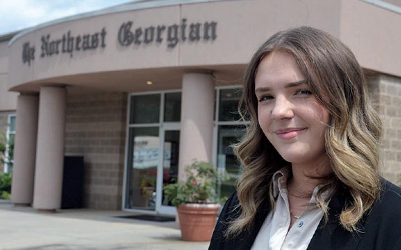 MaryClaire Podany is the new marketing specialist at The Northeast Georgian. (Samantha Sinclair/Staff)