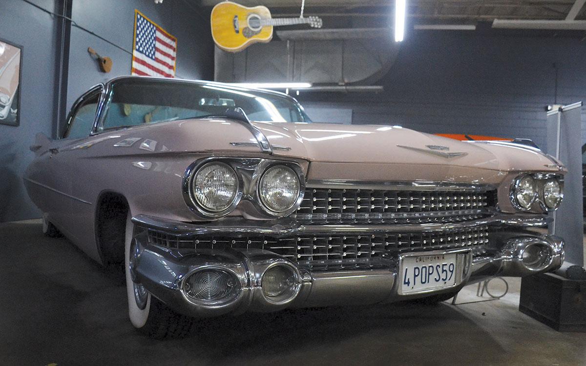 Sean Mathis’ 1959 Cadillac Coupe De Ville is the car that started it all at Miles Through Time Automotive Museum. His Pop, Truman Mathis, used to own the car that now is on display for everyone to see as part of the collection at the museum. (Samantha Sinclair/Staff)
