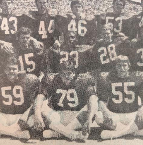 Shown is former Habersham Central High School Football player Stacy Ivester, No. 79, during his senior season in 1985. Ivester will be inducted into the Habersham County Football Ring of Honor July 30 at The Orchard.