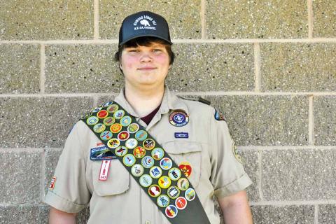 Fourteen-year-old Cameron Mote of Baldwin built four Little Free Libraries for his Eagle Scout Service Project. They are now located at Alto Town Park, Mt. Airy Town Hall, Tallulah Falls Town Hall and the Habersham County Health Department. (Photo/CHAMIAN CRUZ)