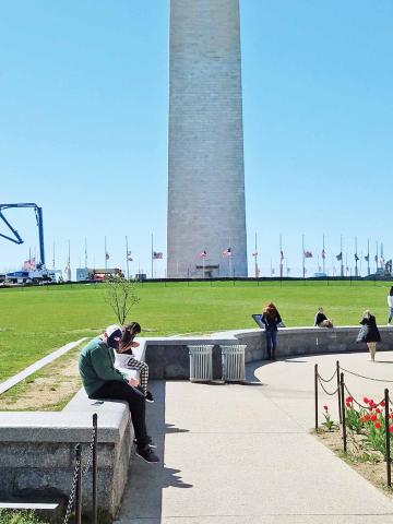 The Washington Monument has reportedly undergone $10.7 million in repairs which has caused it to be closed for more than three years.
