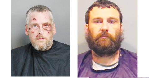 Childers photographed on the left, and Knox on the right. 