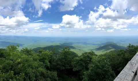 Wayne Knuckles/ The views from Rabun Bald are said to stretch for more than 100 miles when conditions are favorable.