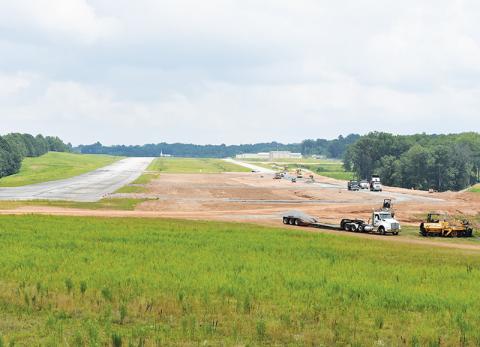 Baldwin's annexing of various adjacent property, including the Habersham County Airport, was cancelled Friday.