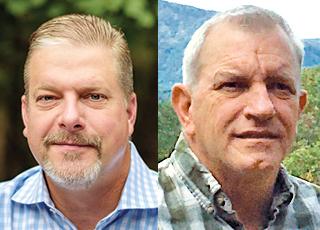 Darrin Johnston and Tim Stamey are running to fill one year of the vacant Habersham County commission seat.