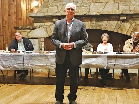 Cornelia Mayor J.C. Irby called it ‘a special privilege’ to work with the people of Cornelia on Tuesday night.